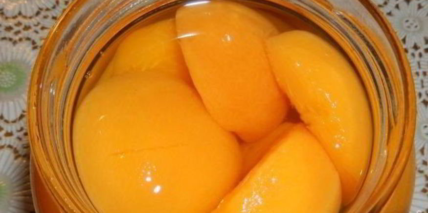 Рецепт персиков в сиропе на зиму
