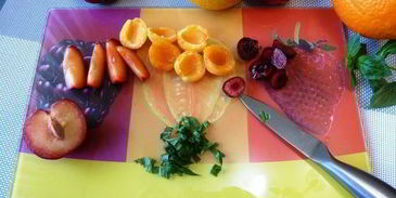 безалкогольная сангрия на зеленом чае