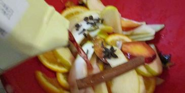 газированная сангрия с минералкой