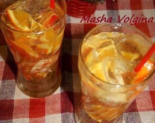 Коктейль Сангрия с шампанским