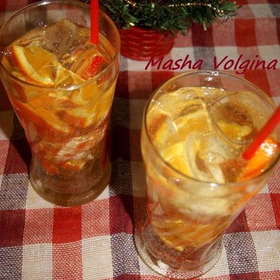 Коктейль Сангрия с шампанским