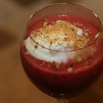 Сливовый коктейль с мороженым