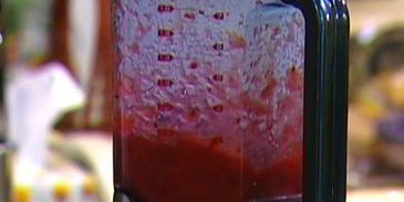 сливовый коктейль с мороженым