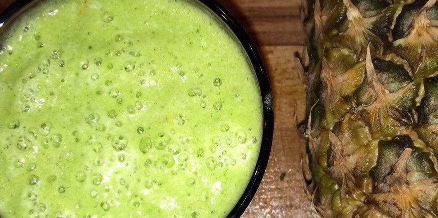 Рецепт ананасова-мятного смузи