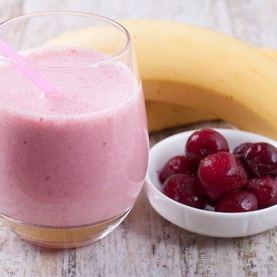 Бананово-вишневый смузи