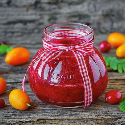 Клюквенный смузи с кумкватом