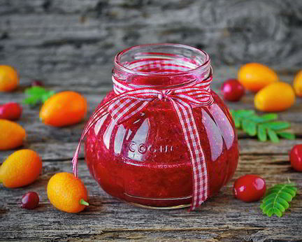 Клюквенный смузи с кумкватом