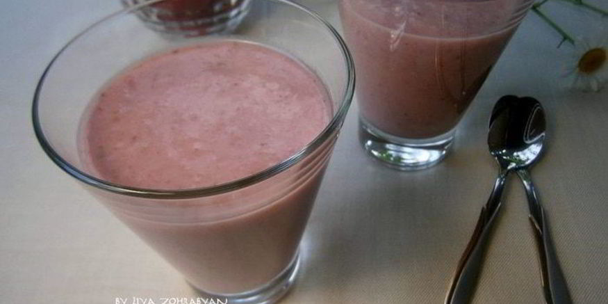 Рецепт кокосового смузи с овсяными хлопьями