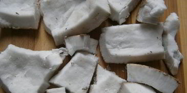 кокосовый смузи с овсяными хлопьями