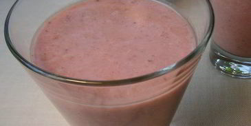 кокосовый смузи с овсяными хлопьями