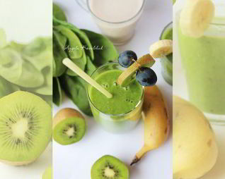 Напиток зеленый смузи