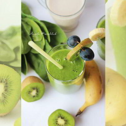 Напиток зеленый смузи