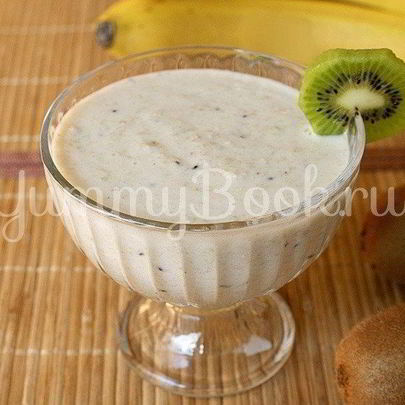 Овсяное смузи с фруктами