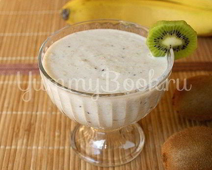 Овсяное смузи с фруктами