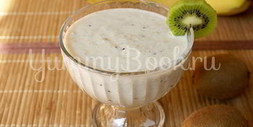 овсяное смузи с фруктами