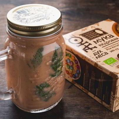 Протеиновый смузи с кедровой мукой