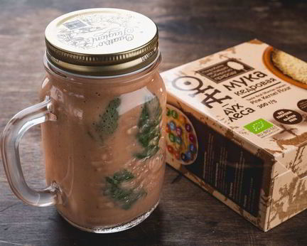 Протеиновый смузи с кедровой мукой