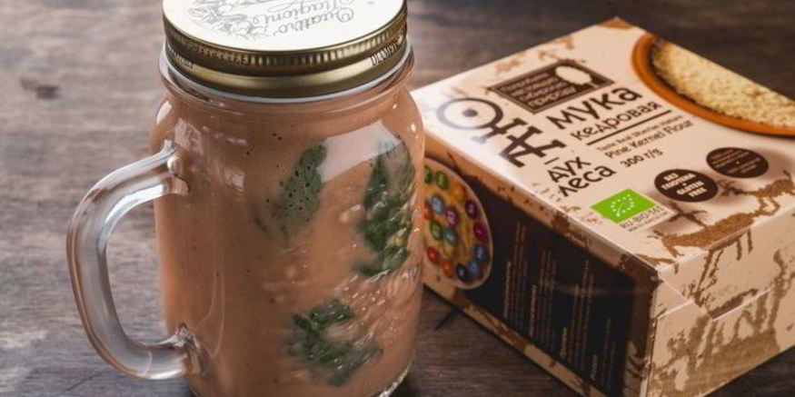 Рецепт протеинового смузи с кедровой мукой