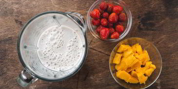 протеиновый смузи с кедровой мукой