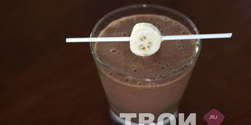 шоколадно-банановый смузи