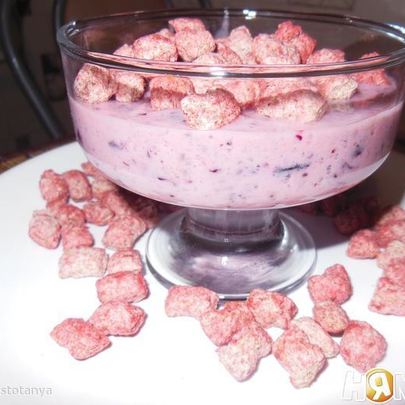 Смородиновый смузи с отрубями