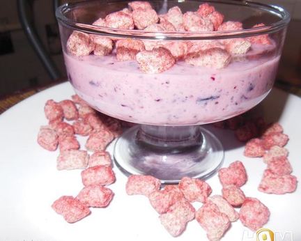 Смородиновый смузи с отрубями