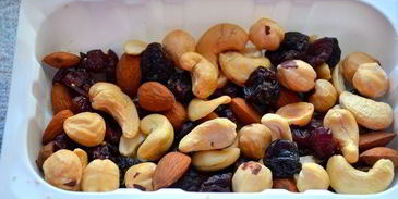 смузи ореховый с ежевикой