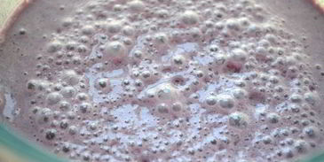 смузи ореховый с ежевикой