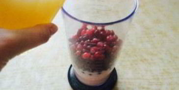 смузи с клюквой