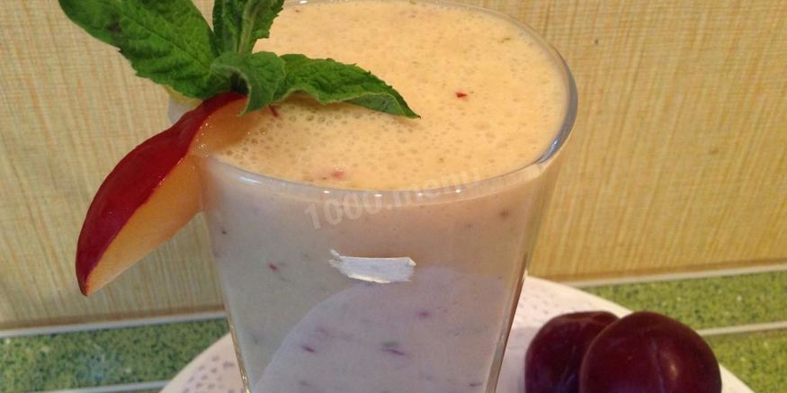 Рецепт смузей со сливами и бананом сладкая парочка