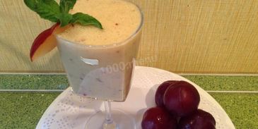 смузи со сливами и бананом сладкая парочка