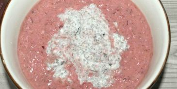 вишневый смузи-боул с чиа