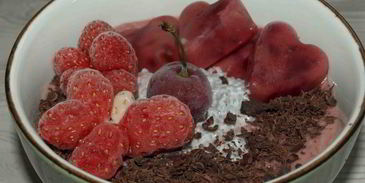 вишневый смузи-боул с чиа