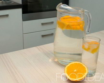 Березовый сок с апельсином