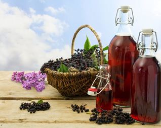 Сок черной бузины