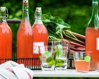 Сок из ревеня