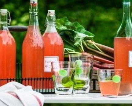 Сок из ревеня