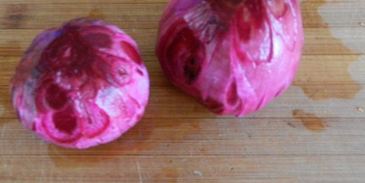 сок из свеклы, яблок, моркови и лимона