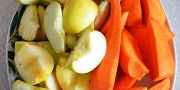 сок из тыквы, яблок и моркови