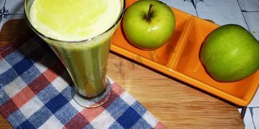 свежевыжатый сок из сельдерея и яблок