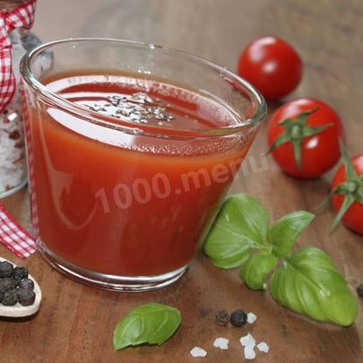 Томатный сок с солью