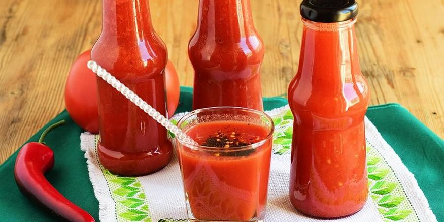 Рецепт томатного сока в банках