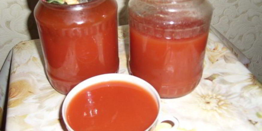 Рецепт томатного сока