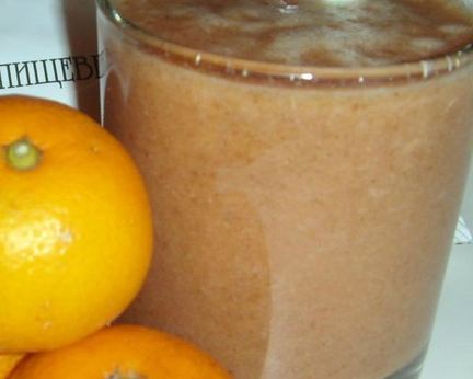 Цитрусовый коктейль с отрубями