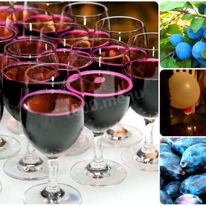 Вино из сливы с сахаром