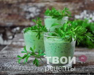 Зеленый напиток