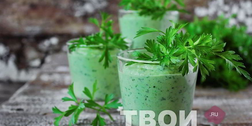 Рецепт зеленого напитка