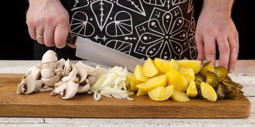 ароматный деревенский салат