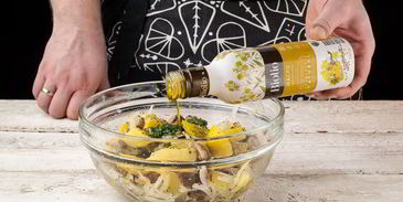 ароматный деревенский салат