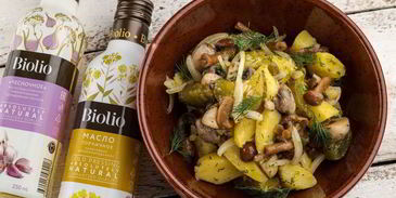 ароматный деревенский салат